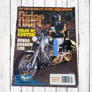 Rider Magazine February 1992- Honda Shadow 1100, Arlen Ness-Flair With Function